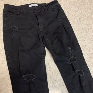 KANCAN BLACK SKINNY JEANS